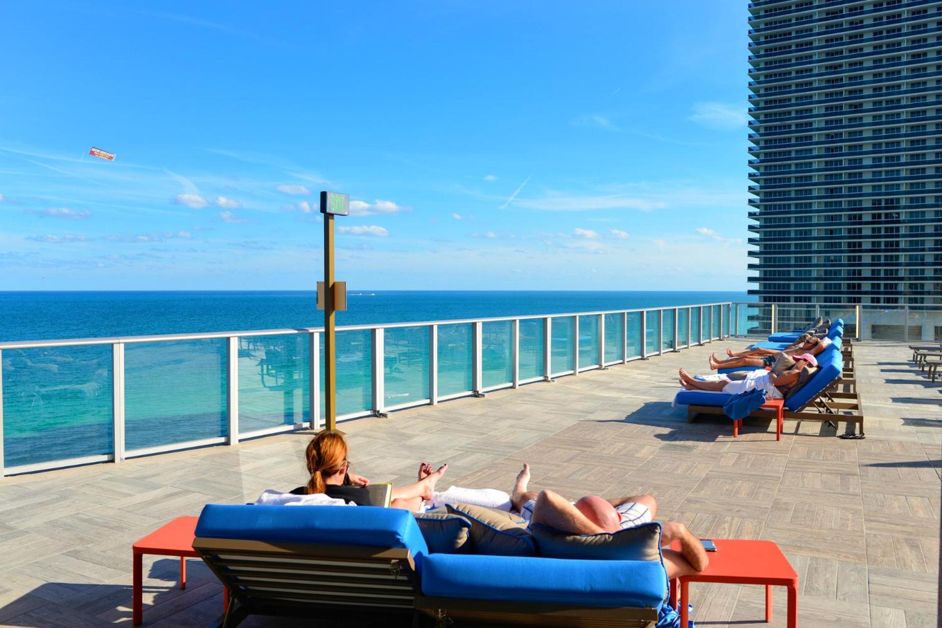Wonderful 2/2 Condo W Ocean View At Hyde Beach Hollywood Exteriör bild