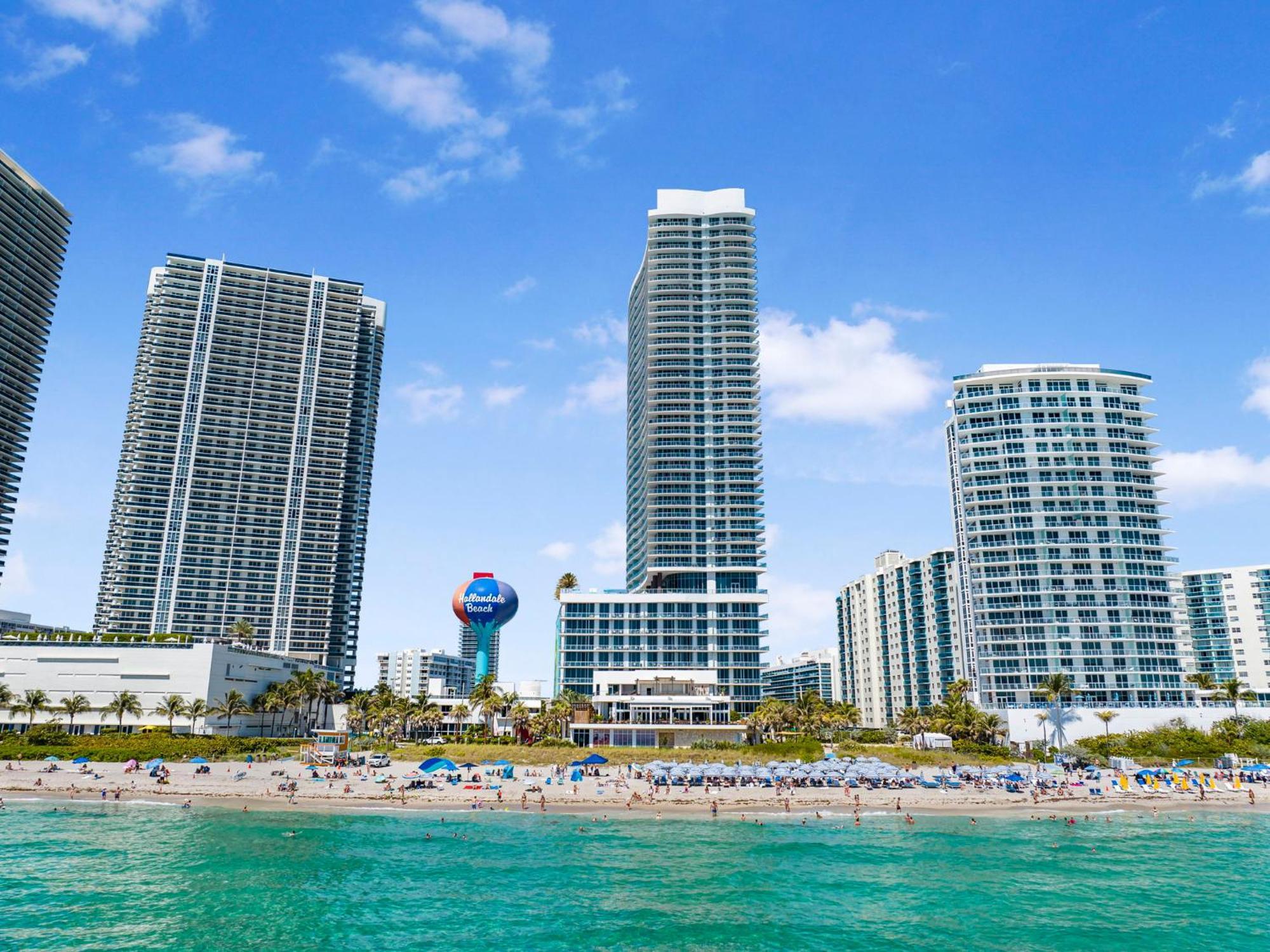 Wonderful 2/2 Condo W Ocean View At Hyde Beach Hollywood Exteriör bild